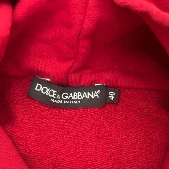 Dolce & Gabbana Woman Burgundy Hoodie - Picture 2 of 2